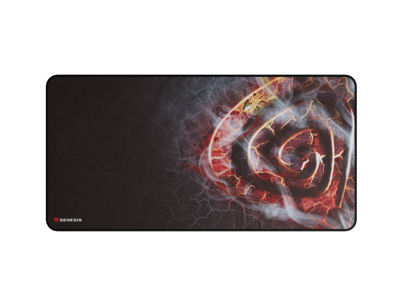 Mousepad Genesis Carbon 500 Maxi Lava G2, material cauciuc + material textil, dimensiuni 900 x 450 x 2.5 mm, multicolor | Alt