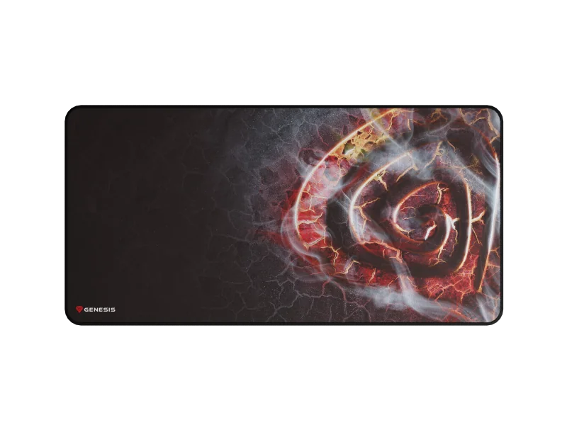 Mousepad Genesis Carbon 500 Maxi Lava G2, material cauciuc + material textil, dimensiuni 900 x 450 x 2.5 mm, multicolor