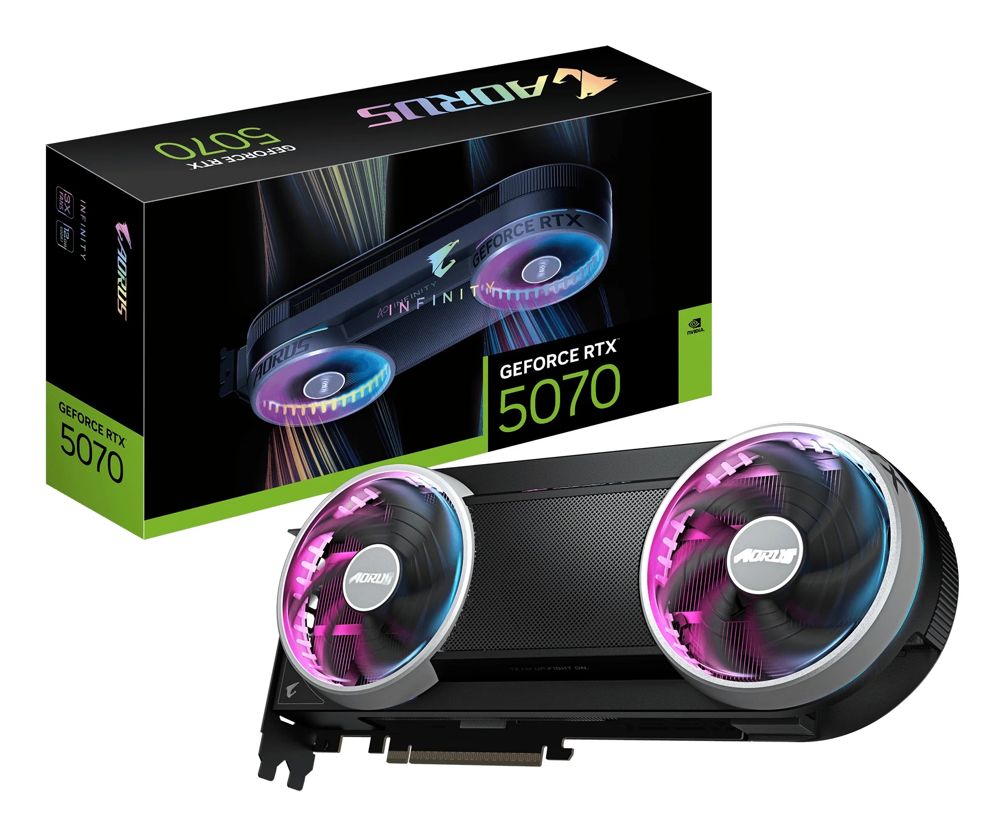 AORUS GeForce RTX 5070 INFINITY 12GB Gigabyte