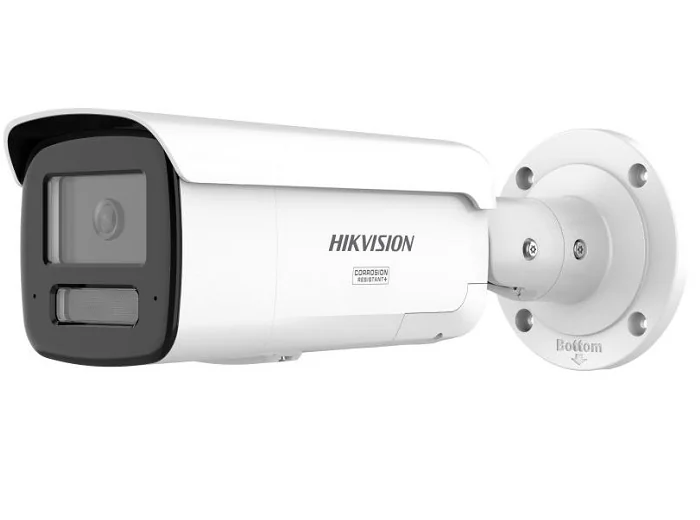 Camera de supraveghere IP Hikvision AcuSense3 Bullet DS-2CD2T123G2-LIS2UY-SL-4mm, 12MP UHD, IR/WL 60m, audio, alarma audio+strobo Hikvision