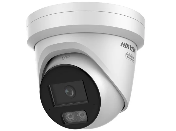 Camera de supraveghere IP Hikvision AcuSense3 Turret DS-2CD23123G2-LI2UY-2.8mm, 12MP UHD, IR/WL 30m, 2 microfoane Hikvision