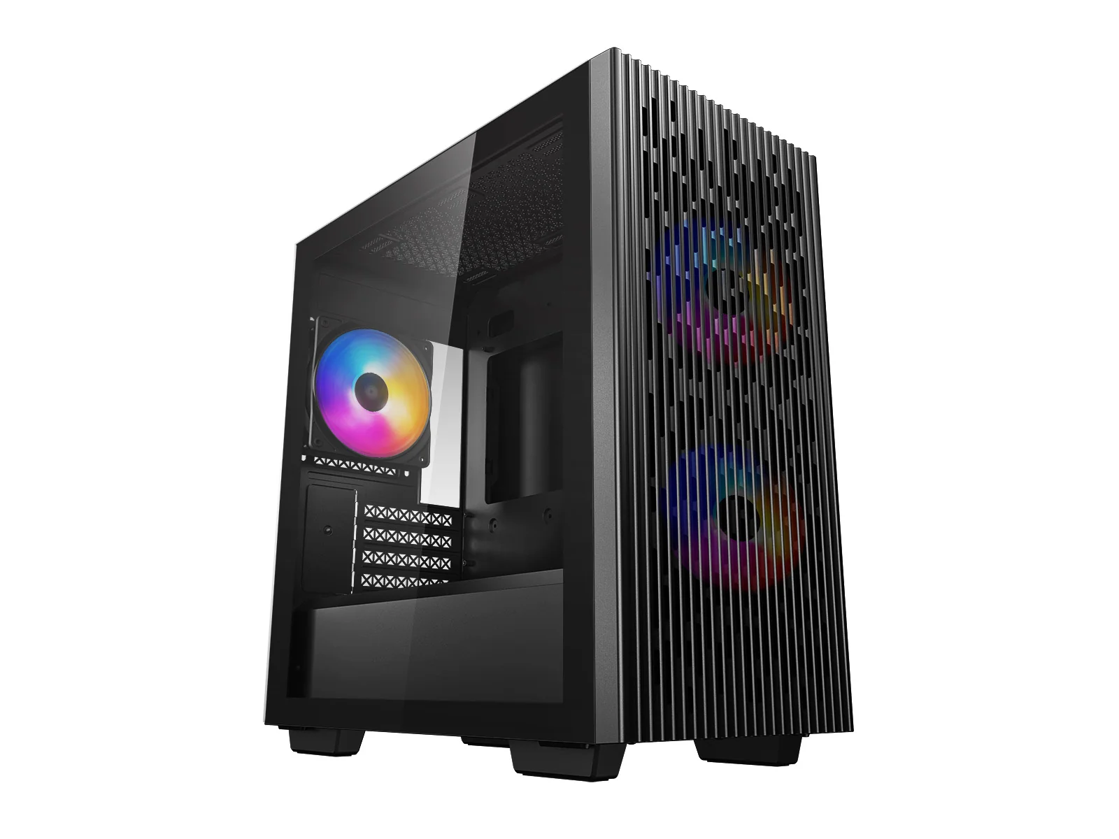 Carcasa DeepCool MATREXX 40 3FS, mini tower, RGB, neagra, resigilata Deepcool