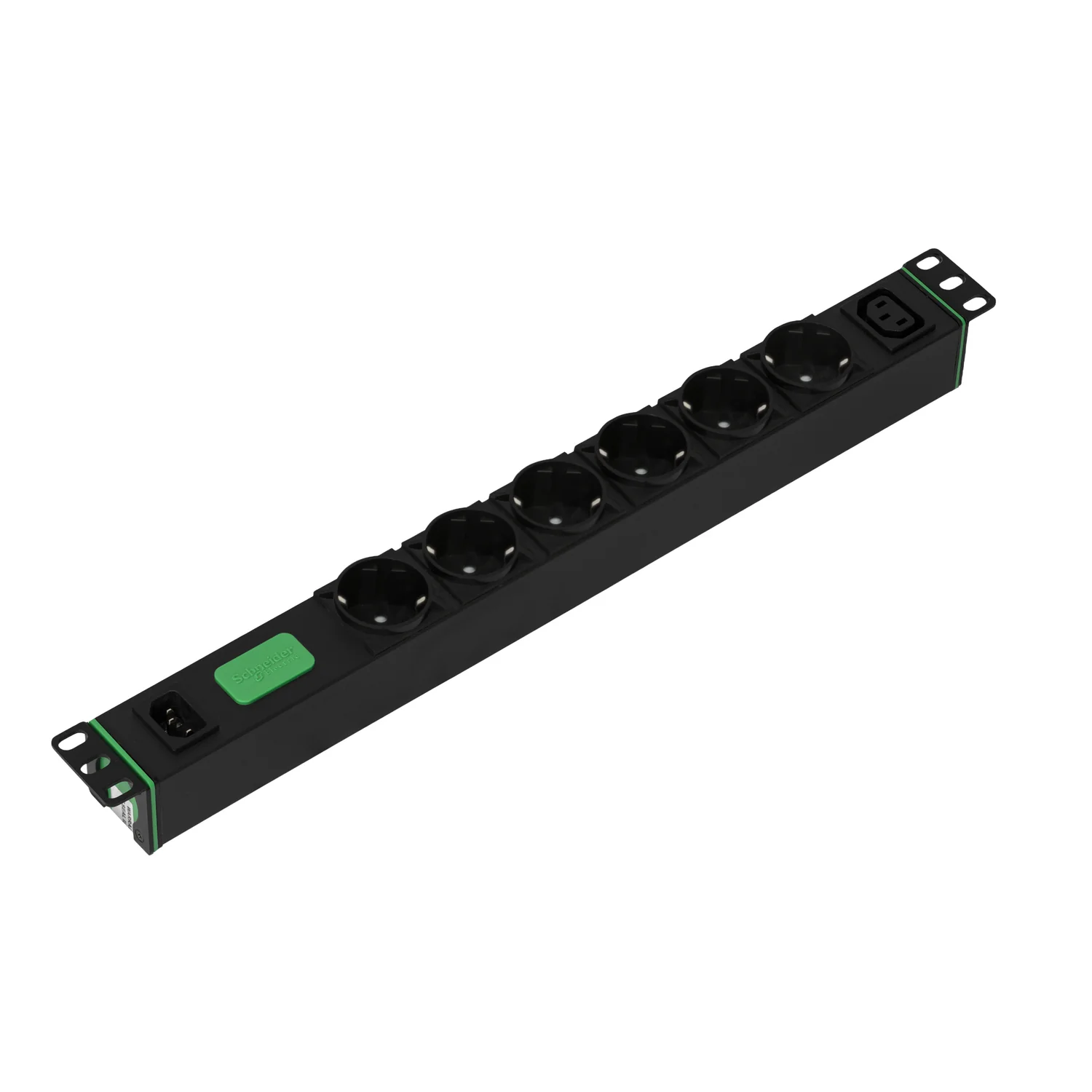 Easy Rack PDU Basic horizontal 1-phase 2.3 kW 230 V 10 A 6 x SCHUKO and 1 x C13 sockets IEC60320 C14 input APC