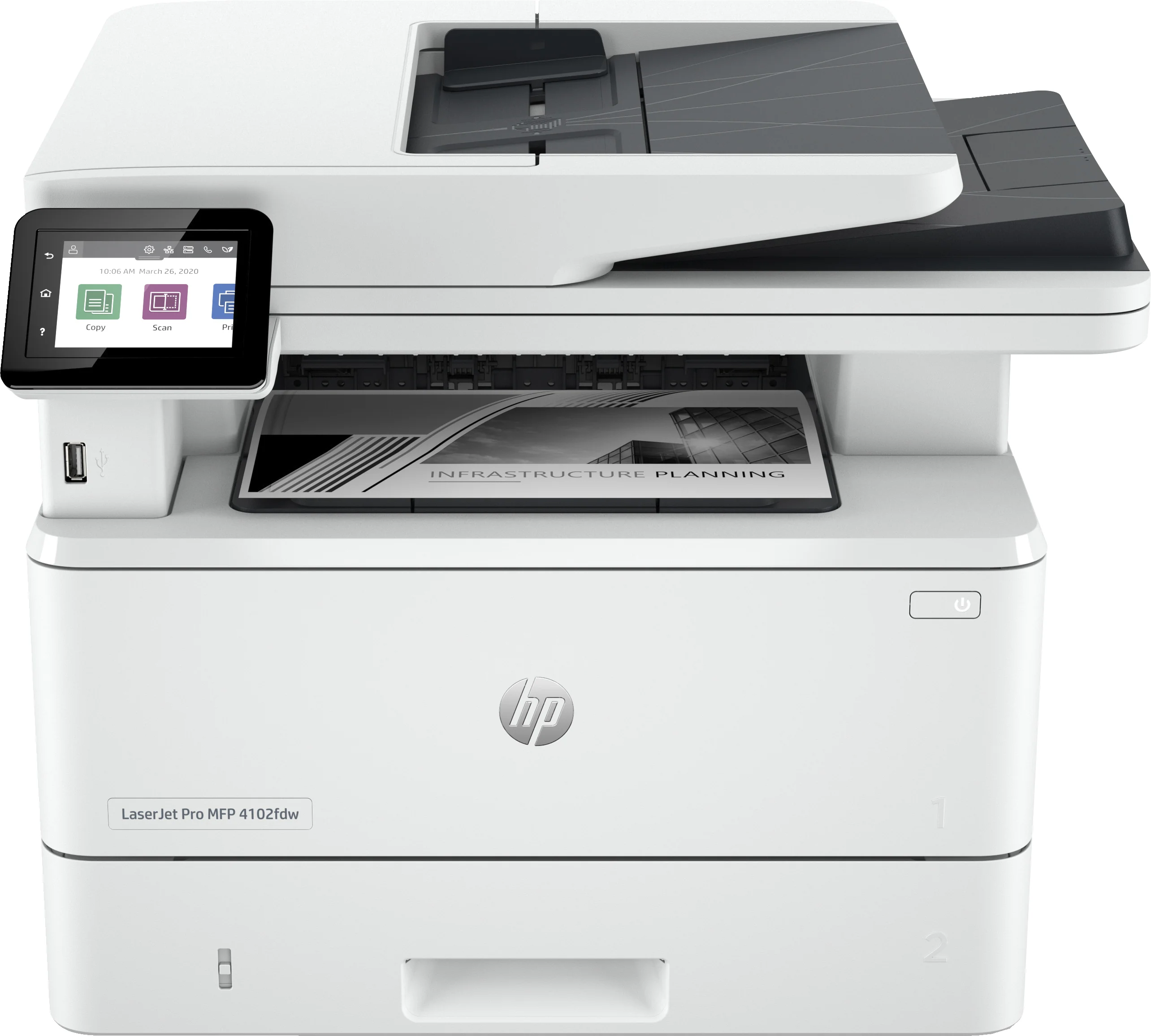LaserJet Pro MFP 4102fdw MFP Mono laser A4 38ppm Copy 40ppm Print 350sheets LAN Wi-Fi USB Bluetooth USB HP