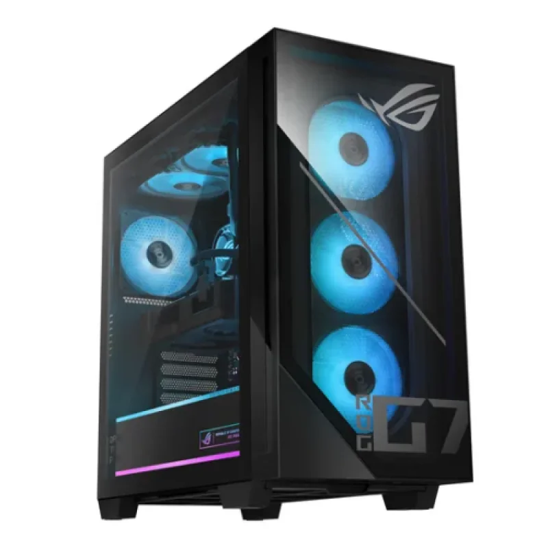 Desktop Gaming ASUS G700TF cu procesor Intel Core Ultra 7 265KF pana la 5.5 GHz, 32 GB DDR5, 1TB SSD, RTX 5070, Fara OS, Negru ASUS