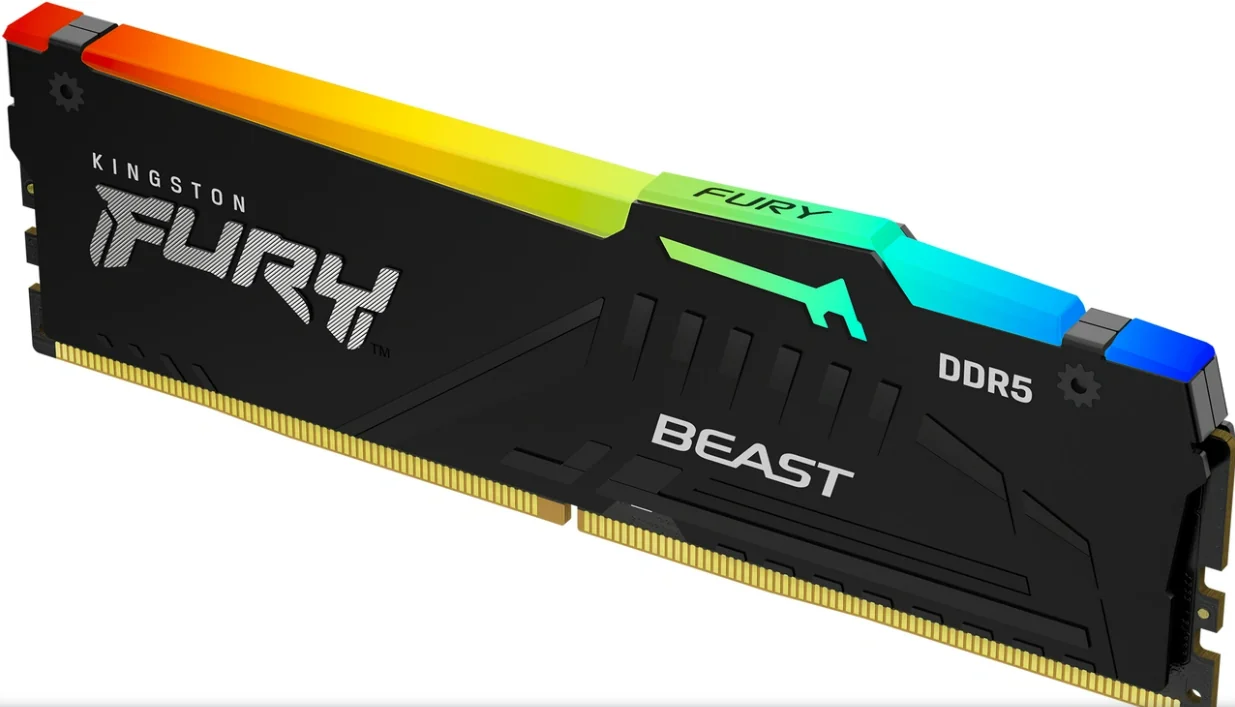 Memorie RAM Kingston FURY Beast, 32GB DDR5, 6000MHz, CL30 Kingston