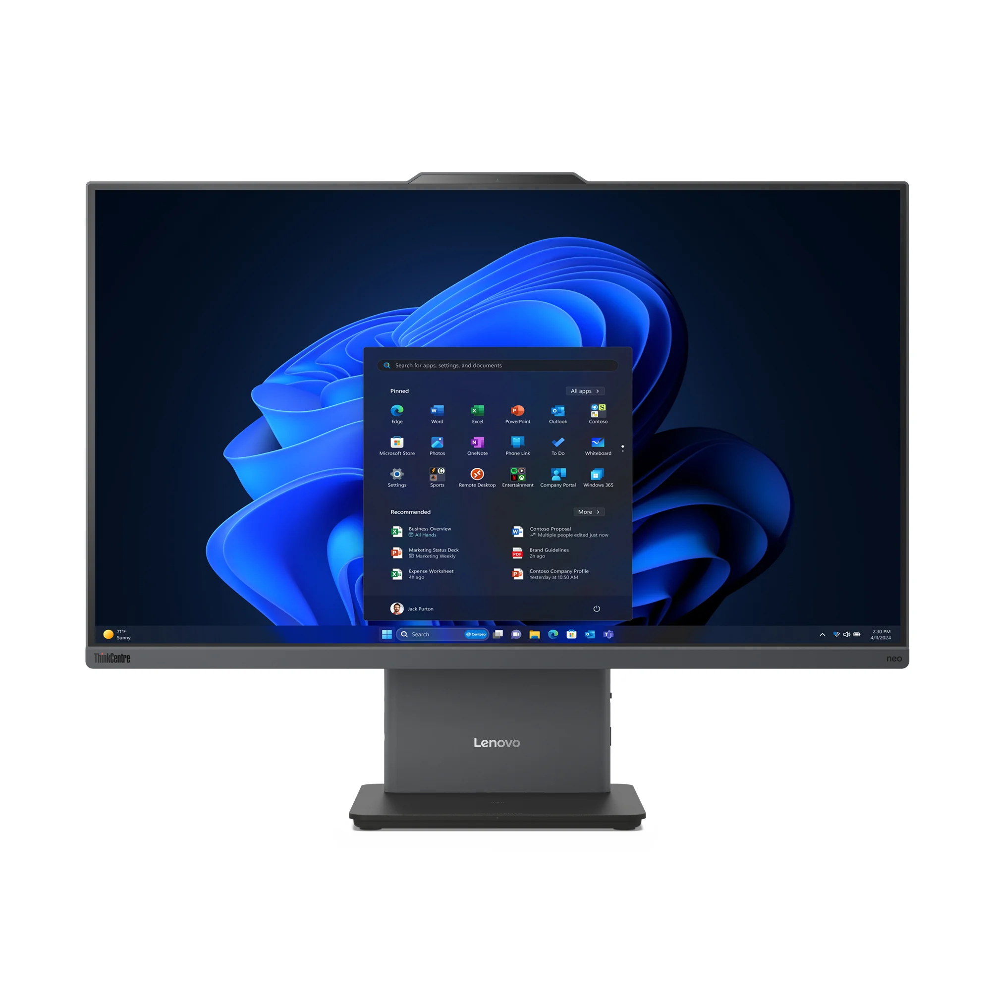 AIO ThinkCentre neo 50a 27 G5 Intel Core 7 240H 27inch FHD 1920x1080 touch 16GB 512GB SSD NOOS 3YW Lenovo