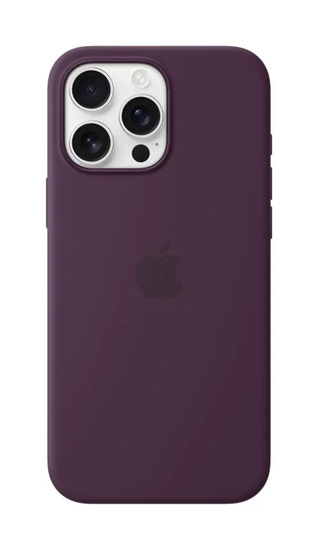 iPhone 16 Pro Max Silicone Case with MagSafe - Plum