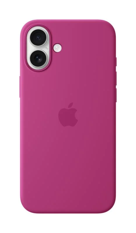 iPhone 16 Plus Silicone Case with MagSafe - Fuchsia