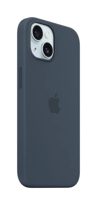 iPhone 15 Silicone Case with MagSafe - Storm Blue