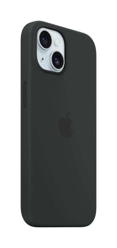 iPhone 15 Silicone Case with MagSafe - Black