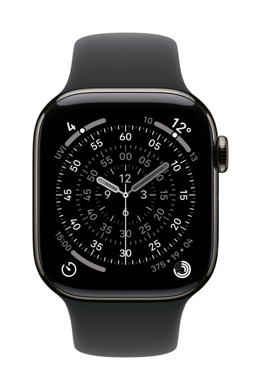 Apple Watch 42mm Sport Band: Black Sport Band - M/L | Altamag.ro