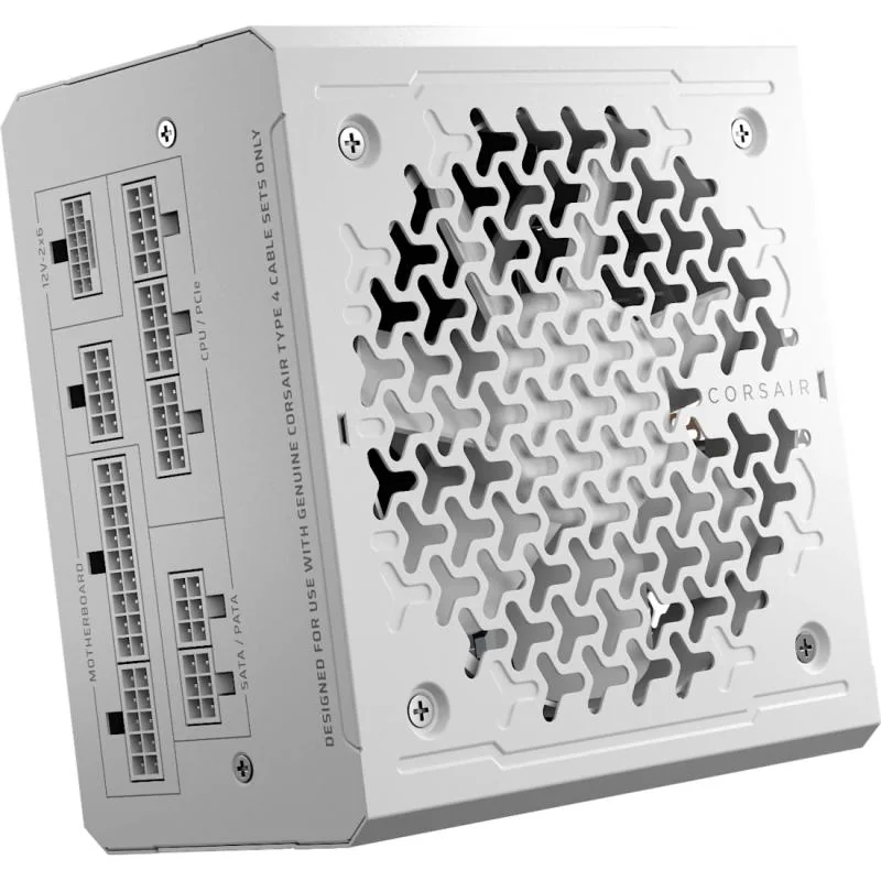 Sursa CORSAIR RM1000e 1000W ATX3.1 WHITE, Full Modulara, eficienta cibernetica GOLD