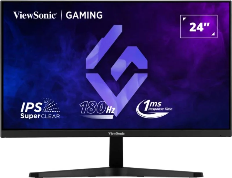 Monitor ViewSonic 23.8" VX24G1-HD, Diagonal (inch): 23.8, Diagonal (cm): 60, Aspect ratio: 16:9, Panel: IPS, Resolution: 1920x1080, Refresh Rate: 180Hz, Response time MPRT: 1ms, Brightness (max): 300 cd/m², Contrast (static) : 1000:1, Contrast (dynamic):