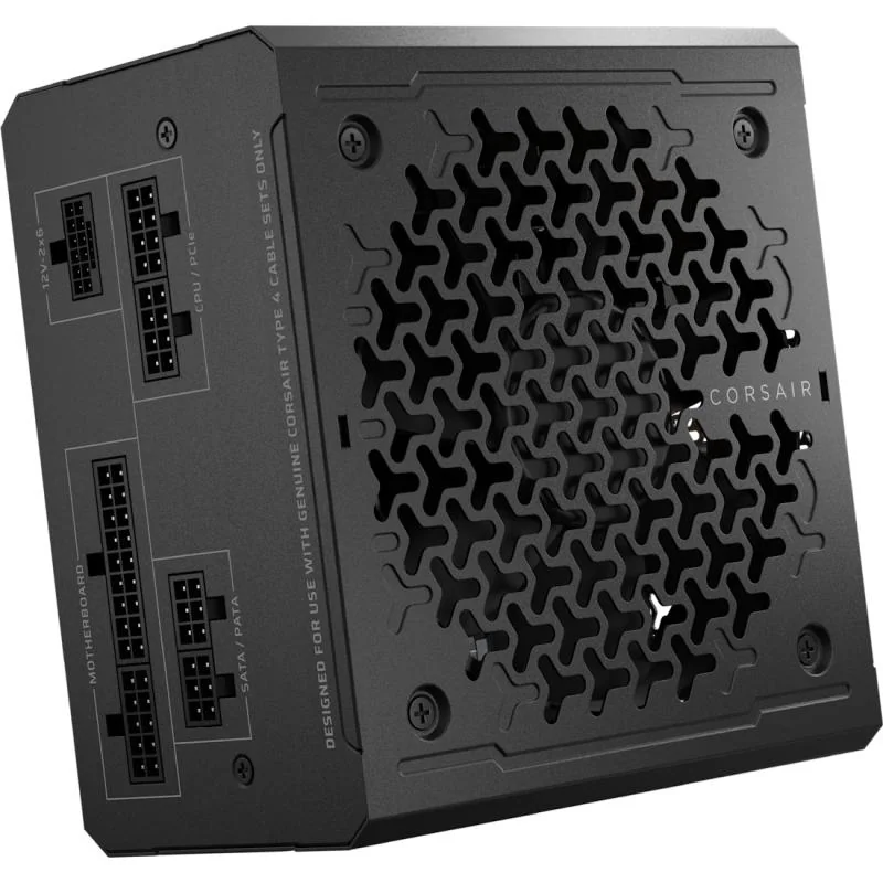 Sursa CORSAIR RM650e ATX 3.1 650W, Eficienta cibernetica GOLD, Zero RPM Mode