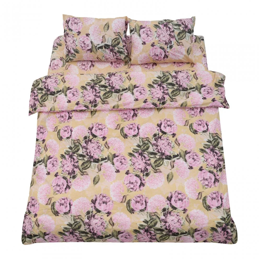 Set de pat king size bumbac,92 gsm,Peony Vanora