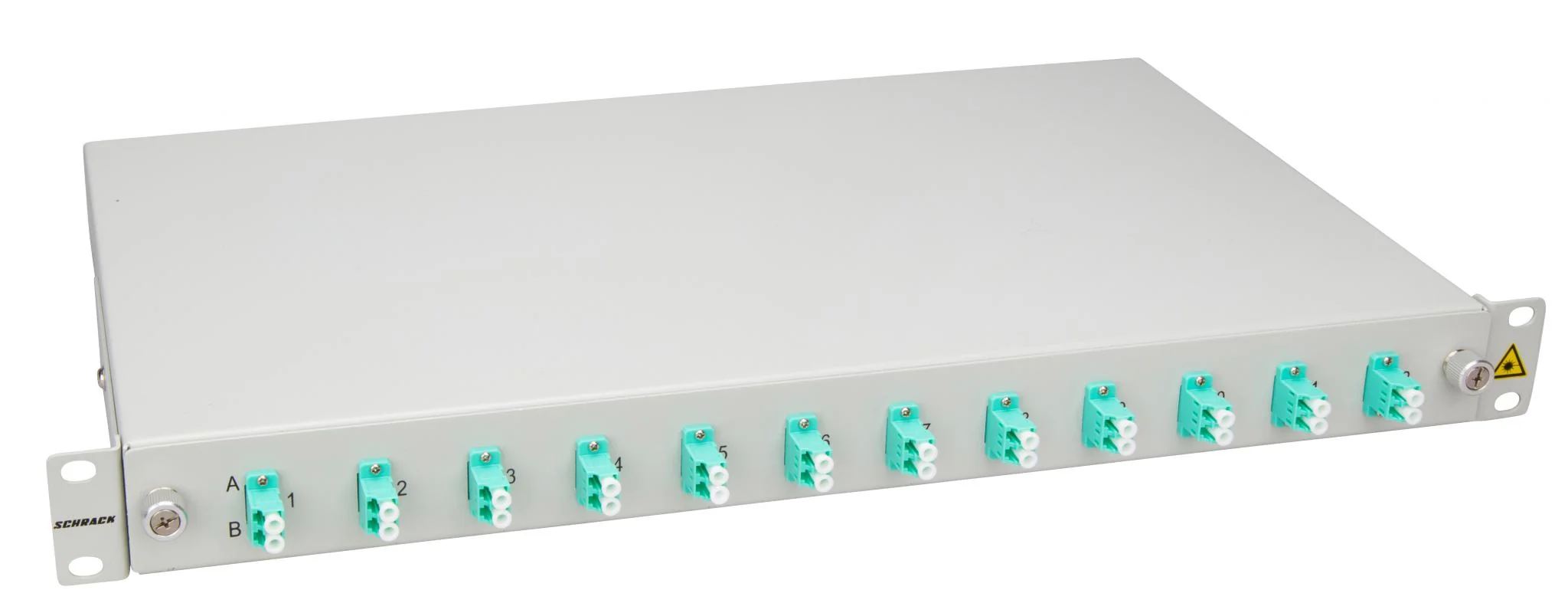 Splicebox, 4 fibre,LC,50/125?m OM3, culisant,19",1UV , ECO Other
