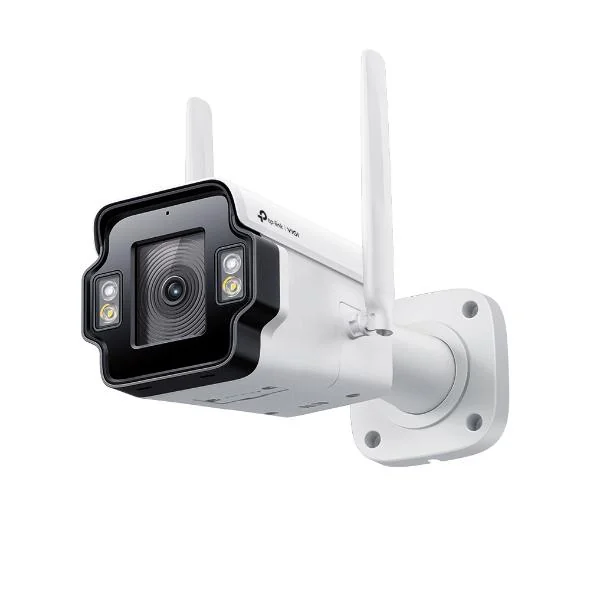 Camera de supraveghere VIGI 4MP Outdoor Full-Color 4G Bullet, SPEC: 4G Cat4, LTE-TDD/LTE-FDD/WCDMA, 3*LAN Ports, 4MP, 1/2.7" Progressive Scan CMOS, H.265+/H.265 /H.264+/H.264, IR&White LED, 25fps/30fps (2688 × 1520), IP66, DC 12V,120dB WDR, microfon si