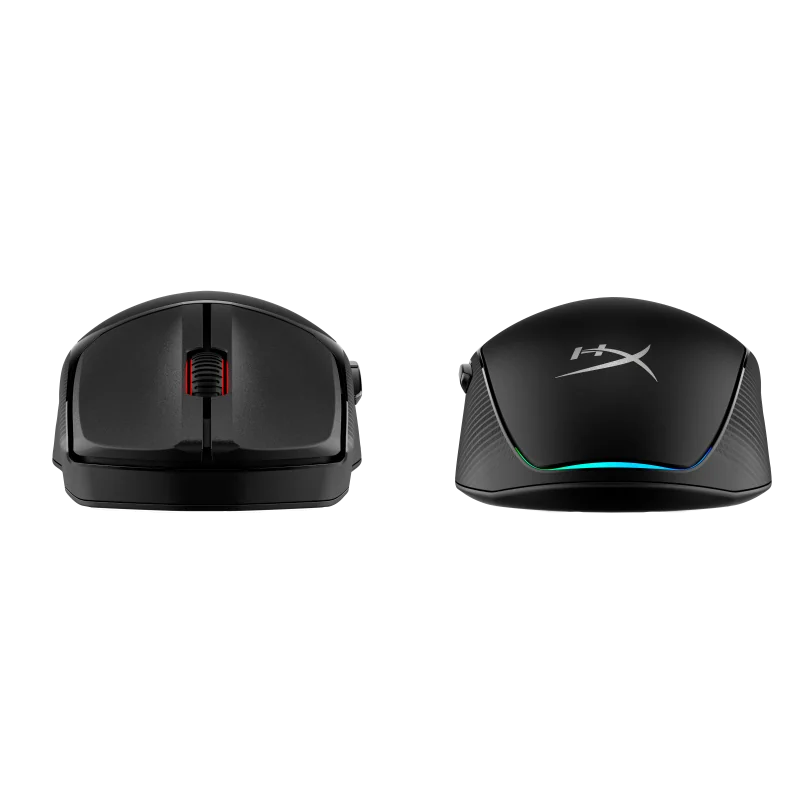 Mouse wireless HyperX Pulsefire Fuse, autonomie pana la 85 de ore, 6 butoane, compatibilitate PC, PS5, Xbox Series X|S. Compatibilitate software: NGENUITY, negru