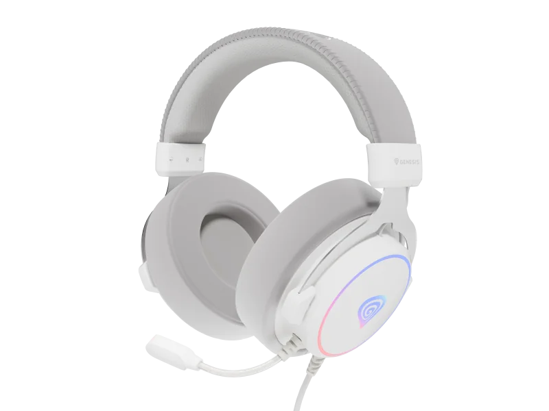 Casti gaming cu fir Genesis Neon 764, sunet 7.1 Surround, microfon, impendanta 32 ohm, frecventa raspuns 20 - 20.000 Hz, lungime cablu 220 cm, iluminare RGB, frecventa raspuns microfon 100 - 10000 Hz, sensibilitate microfon -42dB, impendanta microfon