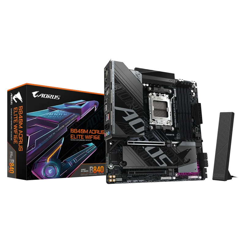 Placa de bază Gigabyte B840M AORUS ELITE WIFI6E AM5