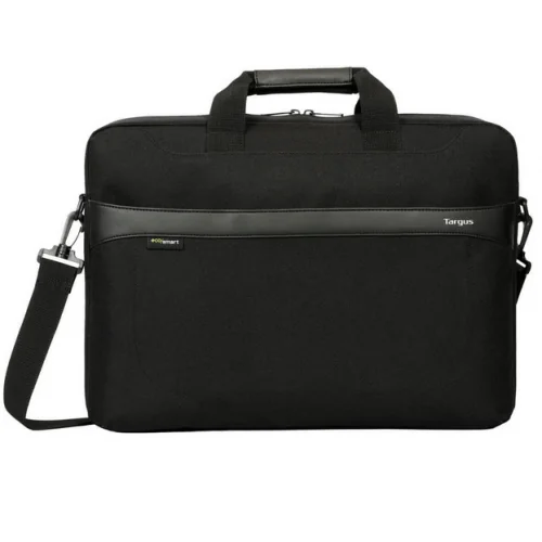 Geanta laptop slim Targus GeoLite, pentru laptopuri de 16" sau mai mici, dimensiuni: 40 x 4.5 x 28 cm, greutate 0.56 kg, gri