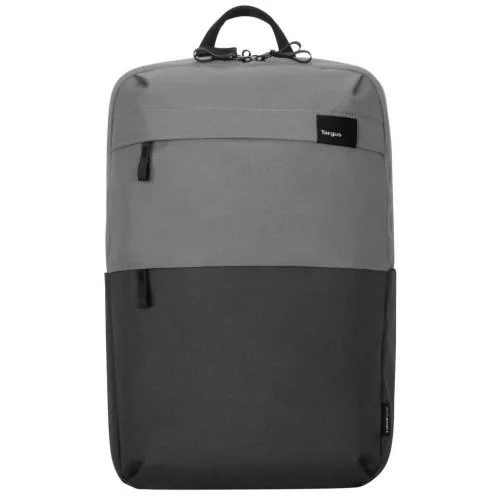 Rucsac laptop Targus 16" Sagano EcoSmart, pentru laptopuri de 16" sau mai mici, capacitate 22 de litri, material RPET 500, dimensiun: 33 x 19 x 53 cm, greutate 0.77 kg, negru/gri