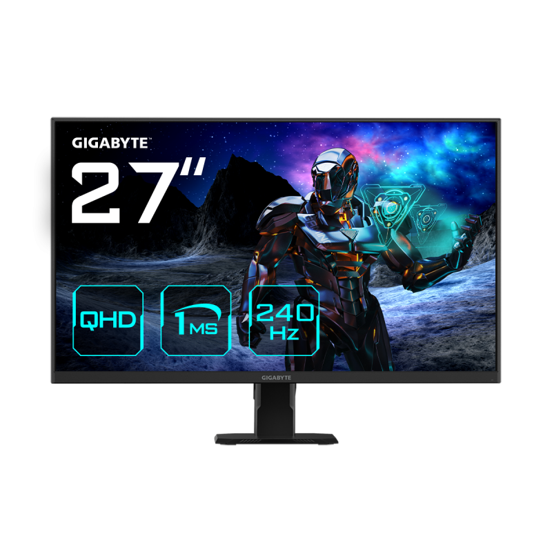 Gigabyte Monitor Gaming 27" SS IPS GS27Q X, Non-glare, Rezolutie: 2560 x 1440 (QHD), 300 cd/m2 (TYP), Contrast: 1000:1, Unghi