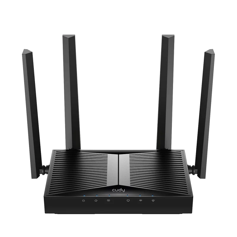 CUDY Router BE3600 2.5G Dual Band Wi-Fi 7, Chipset Broadcom, standard 802.11be/ax/ac/a/b/g/n, 2882Mbps la 5GHz + 688Mbps la 2.4GHz, 1 x 2.5Gbps WAN Port, 4 x porturi 10/100/1000Mbps, 4 x 5dBi antene fixe, WiFi router/AP/ Repeater/WISP Mode,