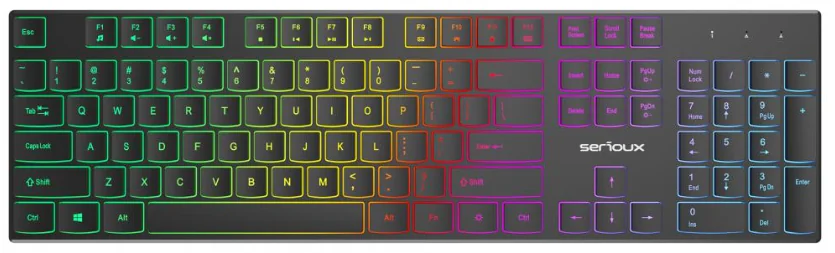 Tastatură office cu iluminare * Mod: USB cu fir * Număr tastă: 104 * Material: ABS * Culoare: Negru * Layout: SUA * Tip interfață: USB * Dimensiune: 438*126*26 mm * Compatibil cu Windows 2000/XP/Vista/Windows7/8/10/Mac