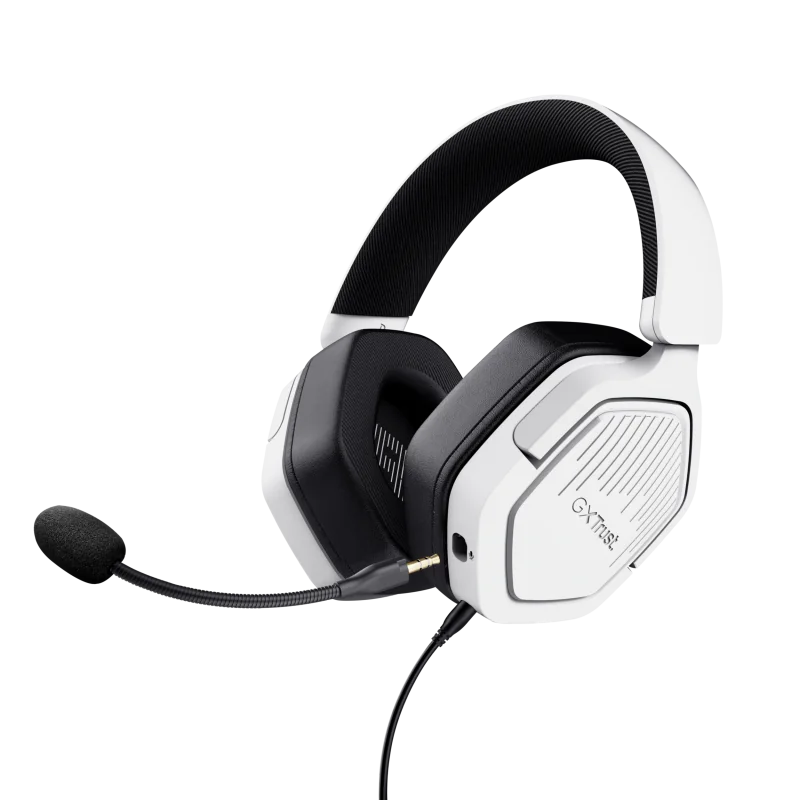 Casti cu fir multiplatforma Trust GXT492 Carus, cu microfon, tip conector 3.5mm, frecventa raspuns 20 Hz - 20.000 Hz, lungime cablu 120cm, alb
