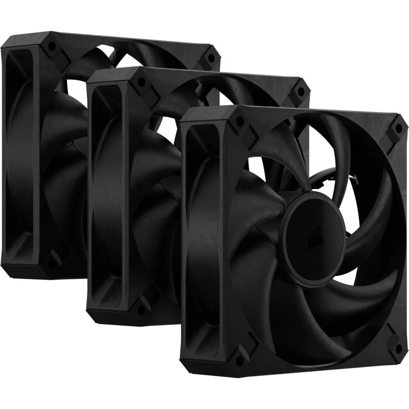 Ventilatoare Carcasa CORSAIR RS120 MAX THICK 3x120mm, viteza 2000 RPM +/- 10%, Airflow: 16.5-72 CFM, Presiune Statica: 0.22-4.2 mm-H2O, Nivel de zgomot: 29.5dBA