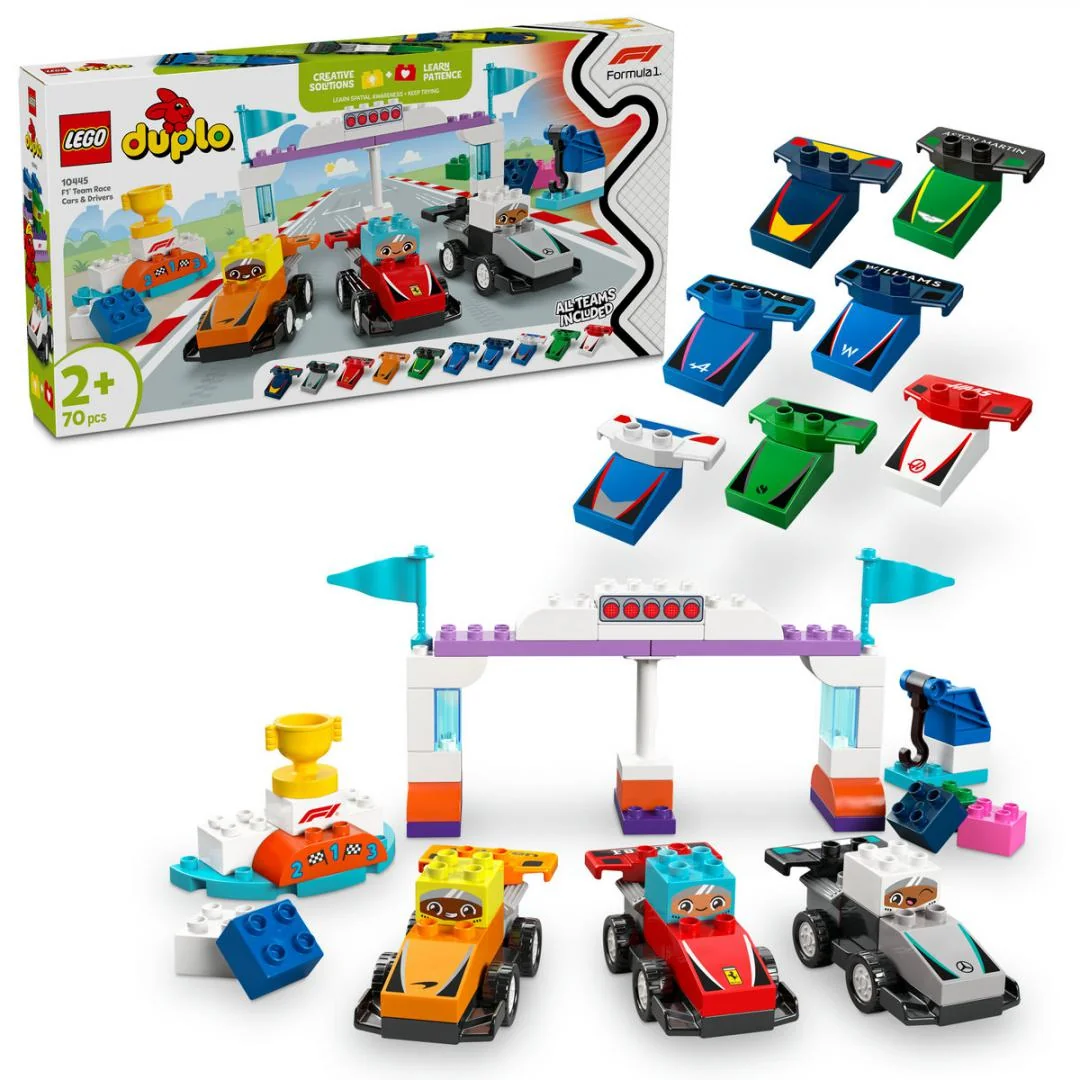 MASINI SI PILOTI DE CURSE F1, LEGO 10445