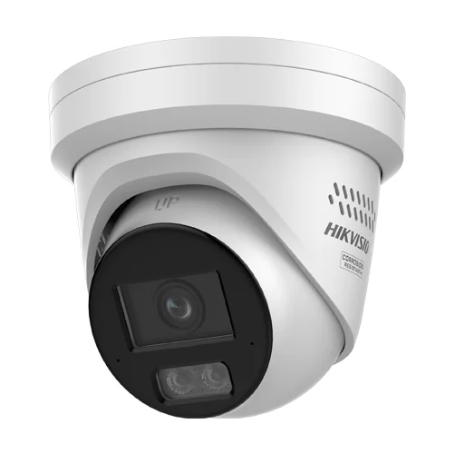 Camera de supraveghere IP Turret 8MP Smart Hybrid Light with ColorVu Hikvision DS-2CD2387G3-LIS2UY/SL(4MM), lentila fixa 4mm, iluminare min: Color: 0.0008 Lux @ (F1.0, AGC ON),0 Lux cu IR 30m, microfon incorporat, difuzor incorporat, interfata audio: