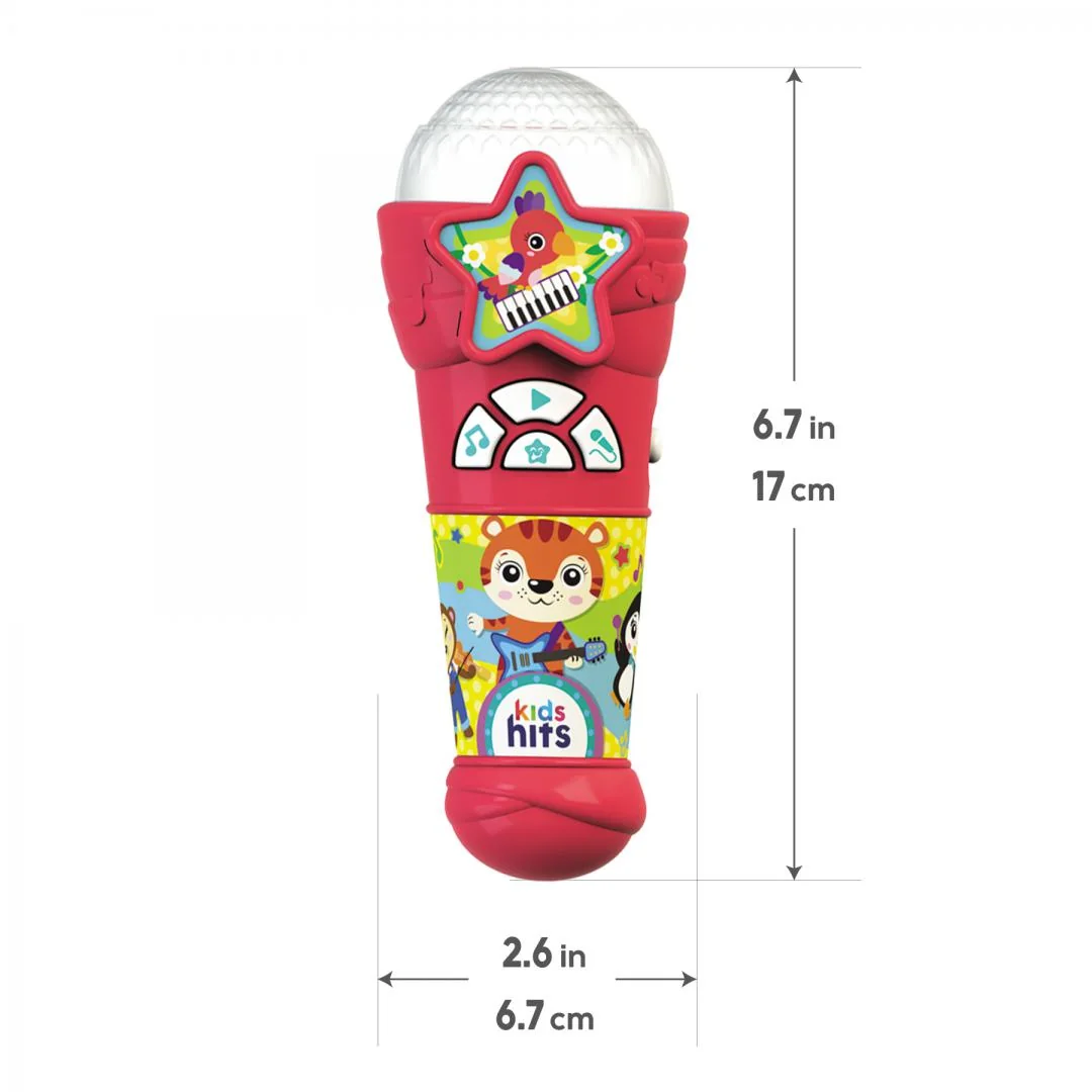 MICROFON CU LUMINI SI SUNETE Kids Hits