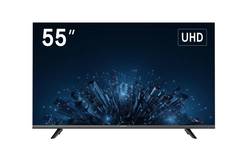 55 inch UHD 60Hz VA Monitor Ultra HD 3840 ×2160 @60 Hz. Wide viewing angle: Horizontal 178°, Vertical 178°. Ultra-thin device body with ultra-thin border for 3 sides. Multiple interfaces: HDMI，USB Build-in speaker, Audio 10W*2. Low blue light design for