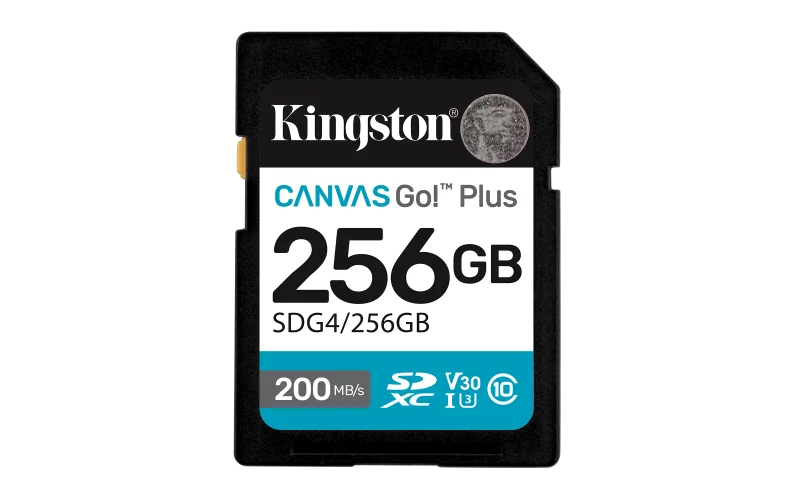 Card de Memorie SD Kingston 256GB Canvas GO PLUS CL10 Kingston