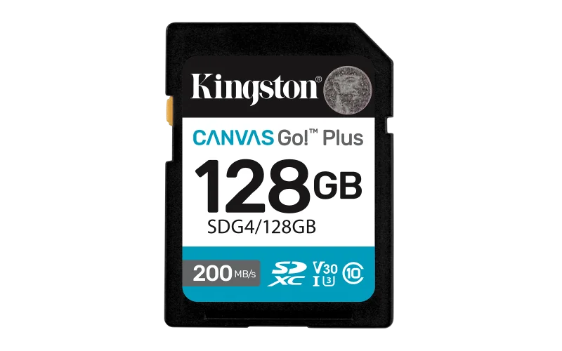 Card de Memorie SD Kingston 128GB  Canvas GO Plus CL 10 Kingston