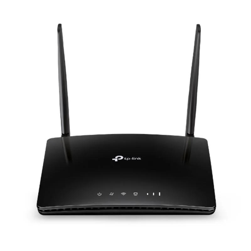 AC750 Wireless Dual Band 4G LTE Router Build-In 150Mbps 4G LTE Modem SPEED: 433 Mbps at 5 GHz + 300 Mbps at 2.4 GHz, 4G Cat4 150/50 Mbps SPEC: 2× Antennas, 3× Fast Ethernet LAN Ports, 1× Fast Ethernet WAN/LAN Port,