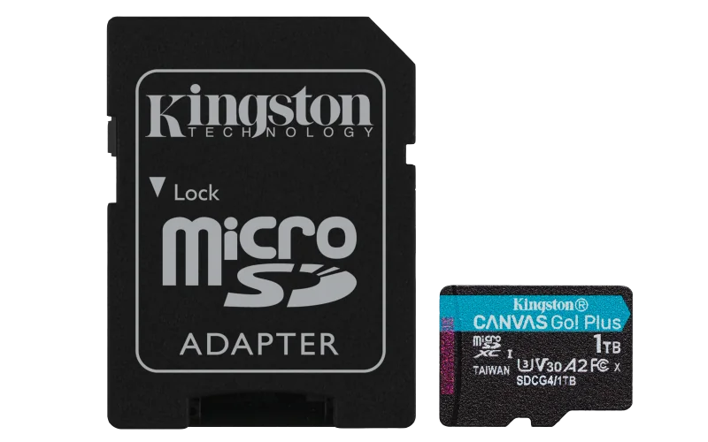 Card de Memorie MicroSDXC Kingston,1TB,Canvas GO Plus ,Cu Adaptor Kingston