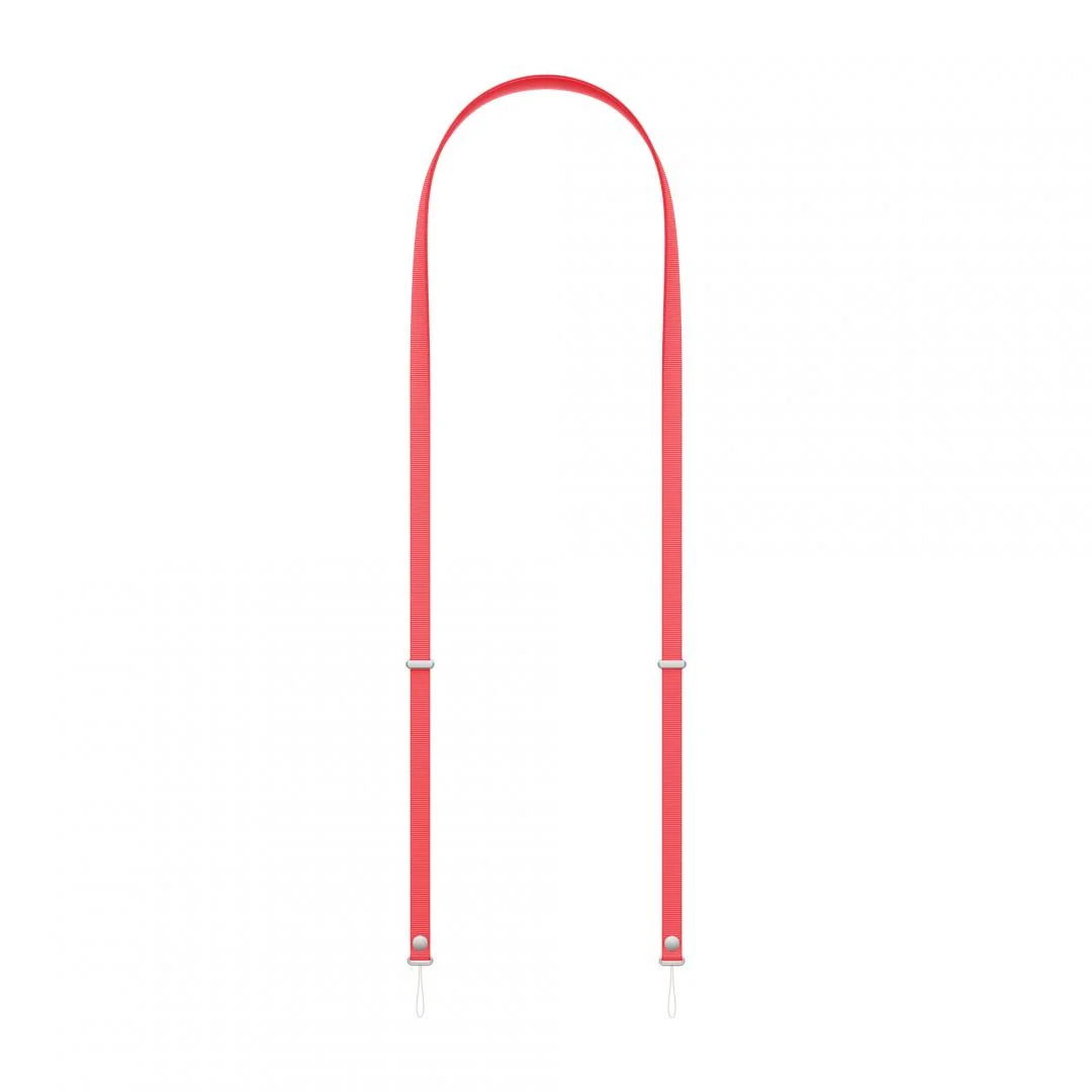 Crossbody Strap - Bright Guava