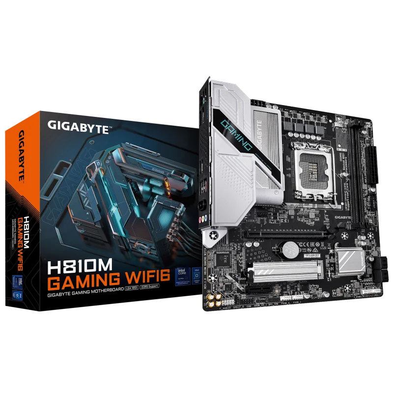 Placa de bază Gigabyte H810M GAMING WIFI6 LGA1851