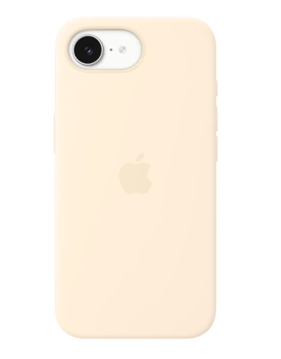 iPhone 17e Silicone Case with MagSafe – Vanilla Apple