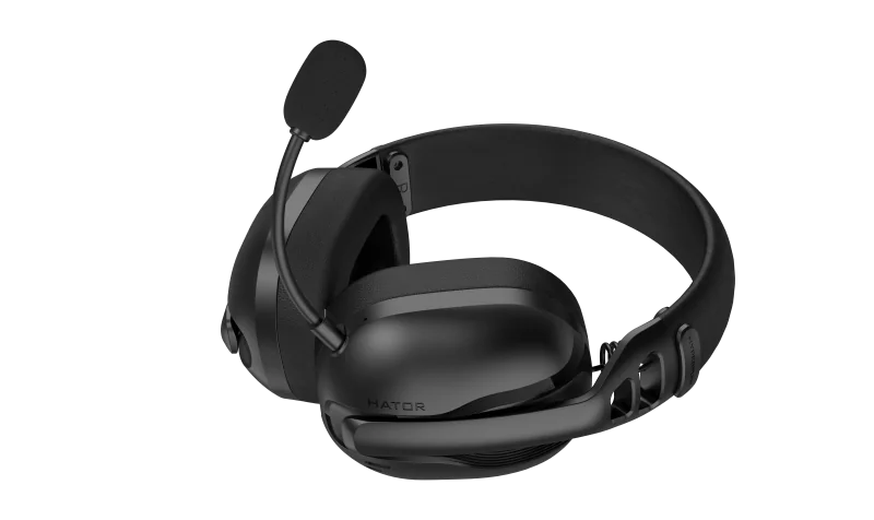 Casti gaming wireless Hator Hyperpunk 3, material membrana PET, frecventa raspuns 10Hz-44kHz, impendanta 16Ω, conectivitate  2.4GHz, BT5.4 USB-C/USB-A, autnomie bateria pana la 45 de ore, timp incarcare 2o re, putere maxima 30mW, conexiune HATOR