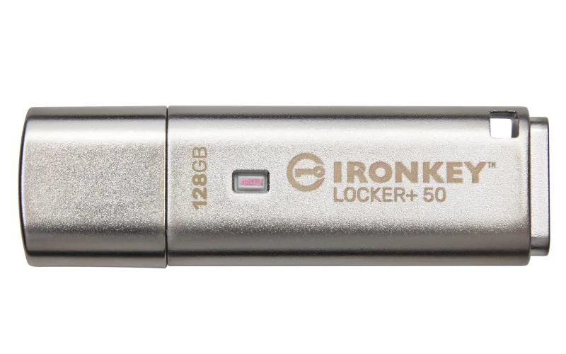 Memorie USB Flash Drive Kingston 128GB IronKey Locker+ 50 Kingston