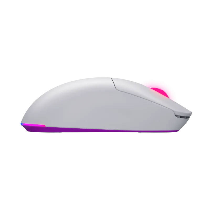 Mouse wireless Hator Quasar 3 ULTRA 8K, conectivitate 2.4GHz, bluetooth 5.4 si USB, polling rate pana la 8000Hz, senzor PixArt 3395, rezolutie maxima 30000 DPI, capacitate baterie 500 mAh, durata de viata baterie in modul wireless pana la 52 ore, timp