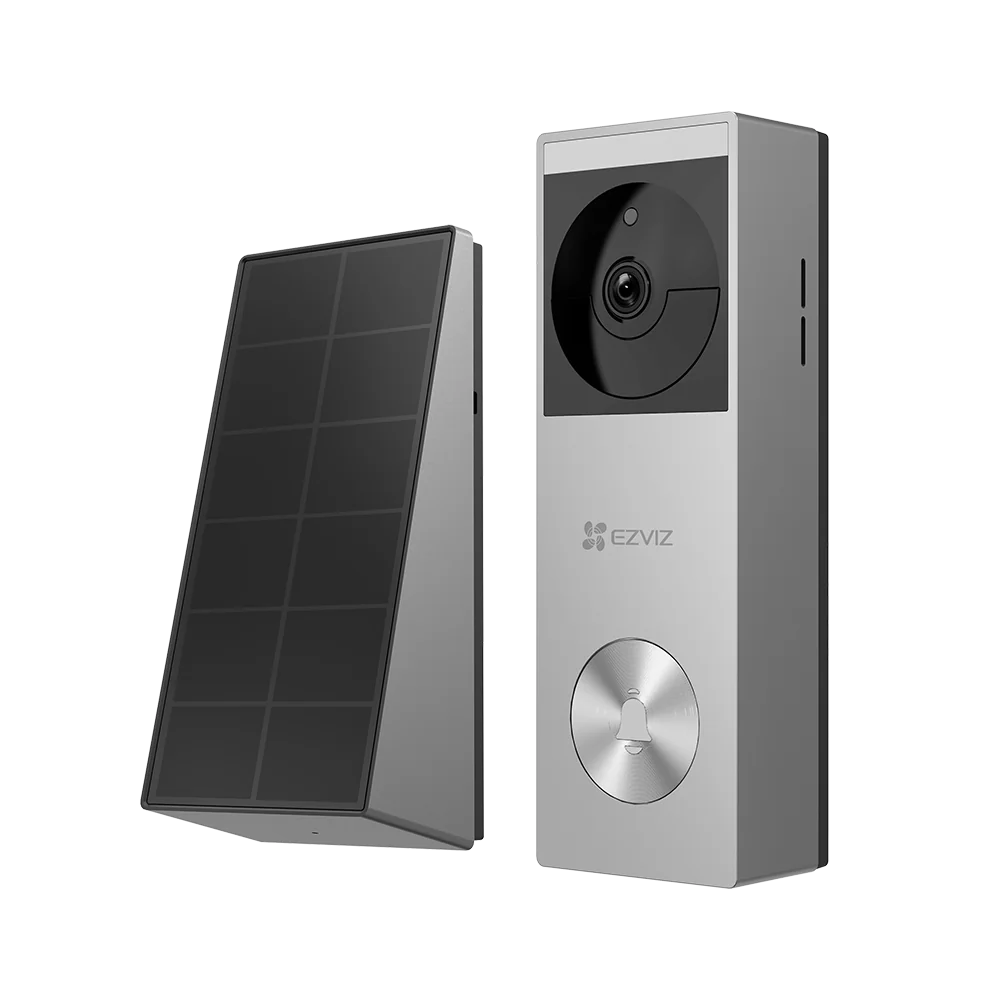 Sonerie smart 2K Ezviz HP3 PRO, lentila fixa: 2.3mm, senzor: 1/2.8" Progressive Scan CMOS, H.265 / H.264, sensing distance: Max. 5 m, microfn si difuzor incorporat, alarma la evenimente: AI-powered human shape detection, wi-fi: IEEE802.11b, 802.11g,
