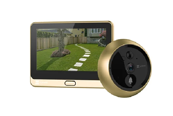 Vizor Wireless EZVIZ,CS-DP2C-A0-6E2WPFBS;1/3" Progressive Scan CMOS, 2.0 mm @ F2.2, visual angle (diagonal):155°,ICR infrared filter,Max. 5 m, 1080p / 2MP, 15fps, PIR angle 110°, Max. 5m (20 ft), MicroSD card(max. 256 GB), Built-in high sensitivity