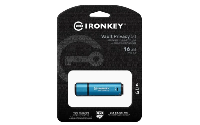 Memorie USB Flash Drive Kingston 16GB IronKey VP50 Kingston