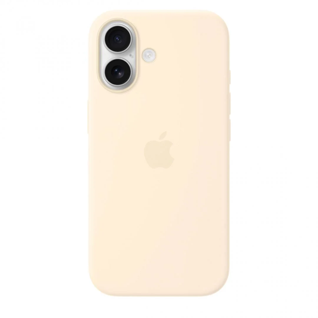 iPhone 17 Silicone Case with MagSafe – Vanilla